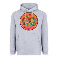 Heather Grey puerto rico coasters Heavyweight Hoodie - AdoDesignShop
