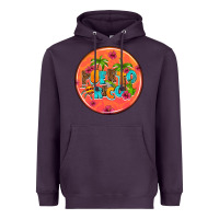 Plum puerto rico coasters Heavyweight Hoodie - AdoDesignShop