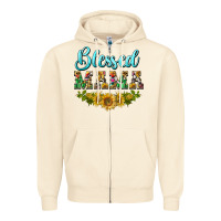 Sandshell blessed mama Zipper Hoodie - BarkalooDesign