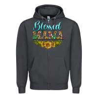 Smoke blessed mama Zipper Hoodie - BarkalooDesign