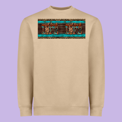 Nail Tech Life 15 Oz Mug Heavyweight Sweatshirt Designed By Barkaloodesign