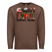 Chestnut santa's favorite  school nurse Premium Sweatshirt - AdoDesignShop