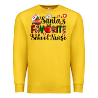 Lemon santa's favorite  school nurse Premium Sweatshirt - AdoDesignShop