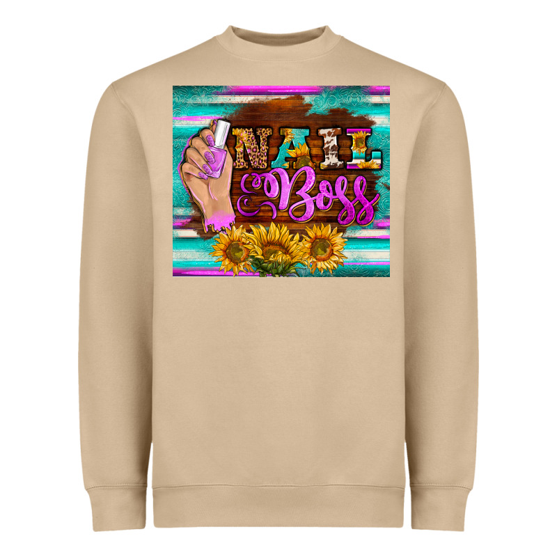 Nail Boss Tumbler Heavyweight Sweatshirt by BarkalooDesign | Teevron