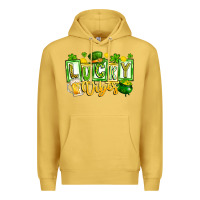 Antique Gold Lucky Vibes Premium Hoodie - CowhideDigitalArt