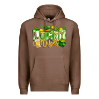 Chestnut Lucky Vibes Premium Hoodie - CowhideDigitalArt