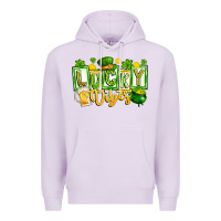 Lilac Lucky Vibes Premium Hoodie - CowhideDigitalArt