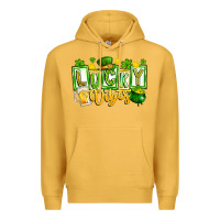 Mustard Lucky Vibes Premium Hoodie - CowhideDigitalArt