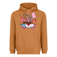 Meerkat costom name nurse hat and elements Heavyweight Hoodie - AdoDesignShop