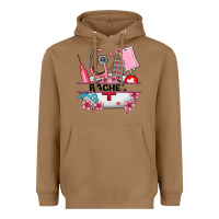 Toasted Coconut costom name nurse hat and elements Heavyweight Hoodie - AdoDesignShop