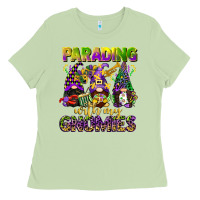 Matcha parading with my gnomies mardi gras Ladies Tee - CowGirlArtShop