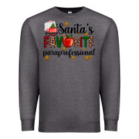 Charcoal Heather santa's favorite  paraprofesyonal Premium Sweatshirt - AdoDesignShop