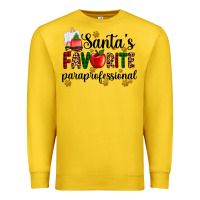 Lemon santa's favorite  paraprofesyonal Premium Sweatshirt - AdoDesignShop