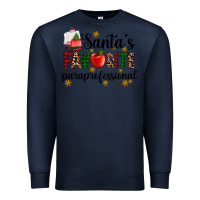 Navy santa's favorite  paraprofesyonal Premium Sweatshirt - AdoDesignShop