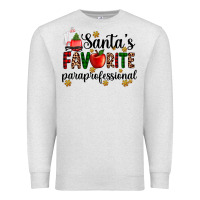 Oatmeal Heather santa's favorite  paraprofesyonal Premium Sweatshirt - AdoDesignShop