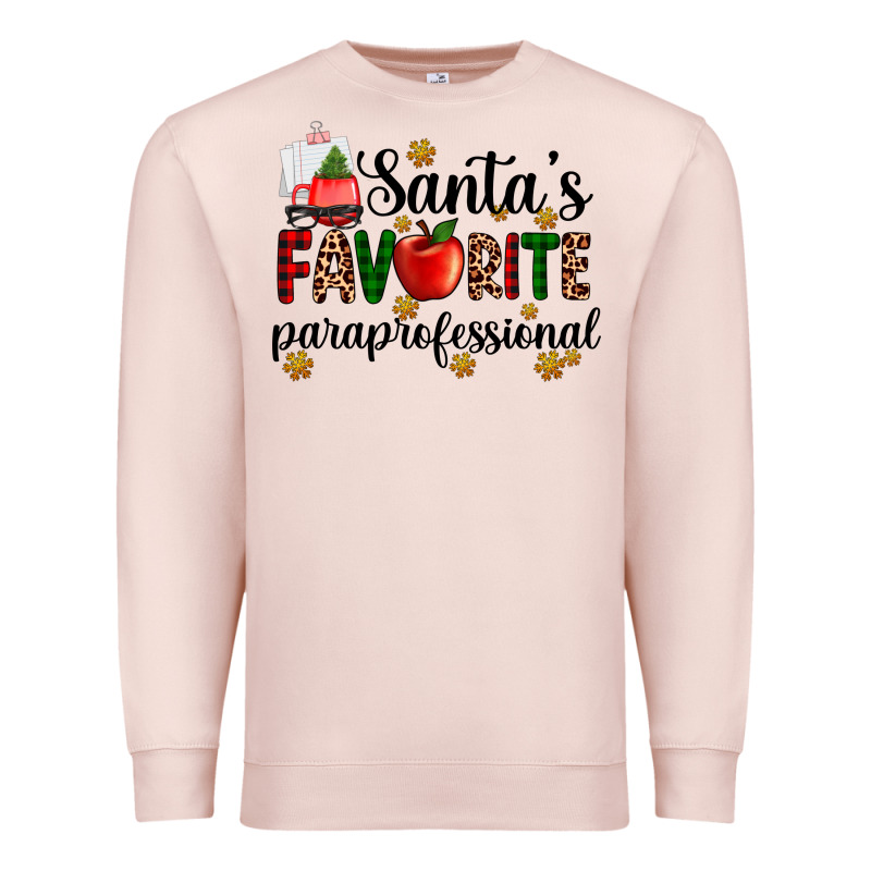 Santa's Favorite  Paraprofesyonal Premium Sweatshirt by AdoDesignShop | Teevron