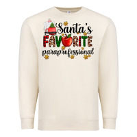 Sandshell santa's favorite  paraprofesyonal Premium Sweatshirt - AdoDesignShop