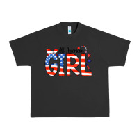 Pigment Black All American Girl Bandana Urban Heavy Tee - CowCowDesign