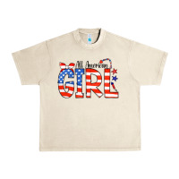 Sandshell All American Girl Bandana Urban Heavy Tee - CowCowDesign