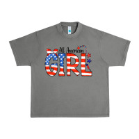 Tornado All American Girl Bandana Urban Heavy Tee - CowCowDesign
