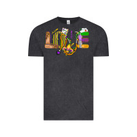 Vintage Black love nurse mardi gras Vintage Tee - OliviaCreatesArt