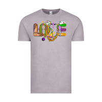 Vintage Zinc love nurse mardi gras Vintage Tee - OliviaCreatesArt