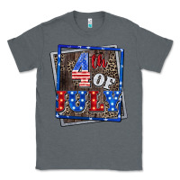Charcoal Heather 4th of july Classic Tee - CowGirlArtShop