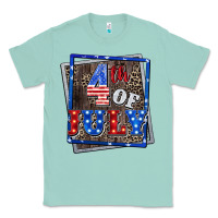 Seafoam 4th of july Classic Tee - CowGirlArtShop