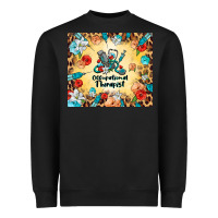 Black occupational therapist Heavyweight Sweatshirt - BarkalooDesign
