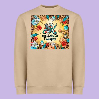 Occupational Therapist Heavyweight Sweatshirt Designed By Barkaloodesign