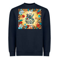 Navy occupational therapist Heavyweight Sweatshirt - BarkalooDesign