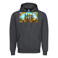 Smoke 2 donkeys sunflower Zipper Hoodie - BarkalooDesign