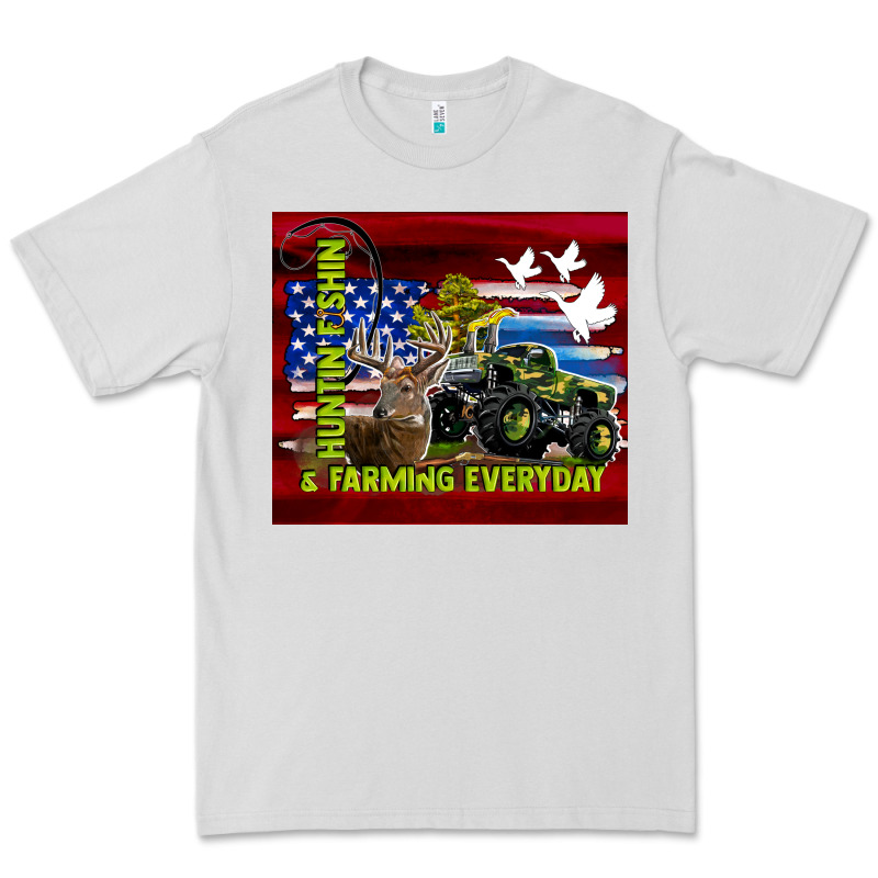 Hunting Fishing & Farming Everyday Premium Tee by TumblerDesignByShophia | Teevron
