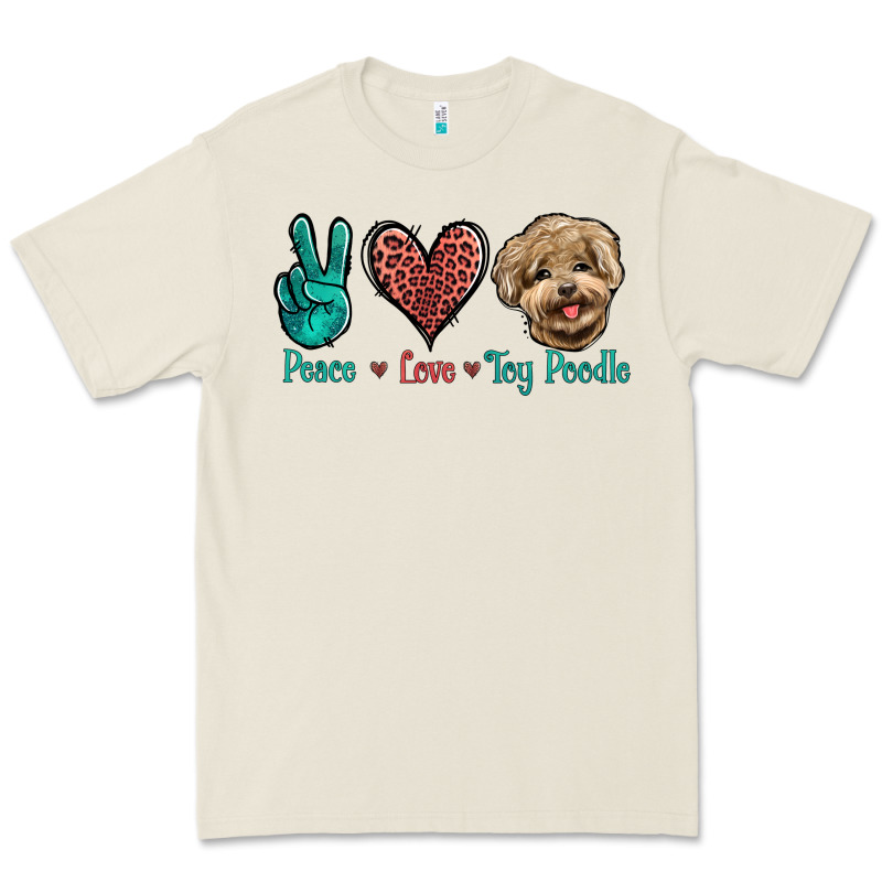 Peace Love Toy Poodle Premium Tee by Jasminsmagicworld | Teevron
