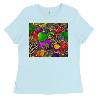 Mardi Gras Hearts Ladies Tee | Teevron