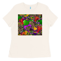 Bone mardi gras hearts Ladies Tee - CowGirlArtShop