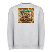 Heather Grey coffee time gnomies mug coaster Heavyweight Sweatshirt - BarkalooDesign