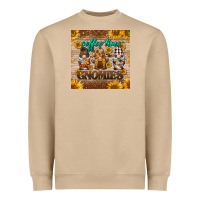 Mushroom coffee time gnomies mug coaster Heavyweight Sweatshirt - BarkalooDesign