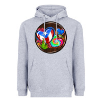 Heather Grey puerto rico coasters Heavyweight Hoodie - AdoDesignShop