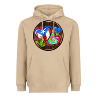 Mushroom puerto rico coasters Heavyweight Hoodie - AdoDesignShop