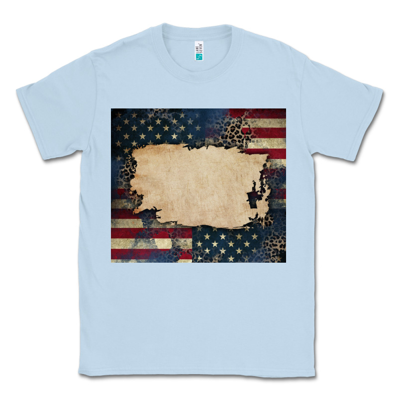 American Flag Add Your Text Classic Tee by CowGirlArtShop | Teevron