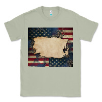 Matcha American flag add your text Classic Tee - CowGirlArtShop