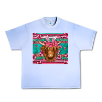 Grape Ice easter longhaired cow Urban Heavy Tee - Jasminsmagicworld