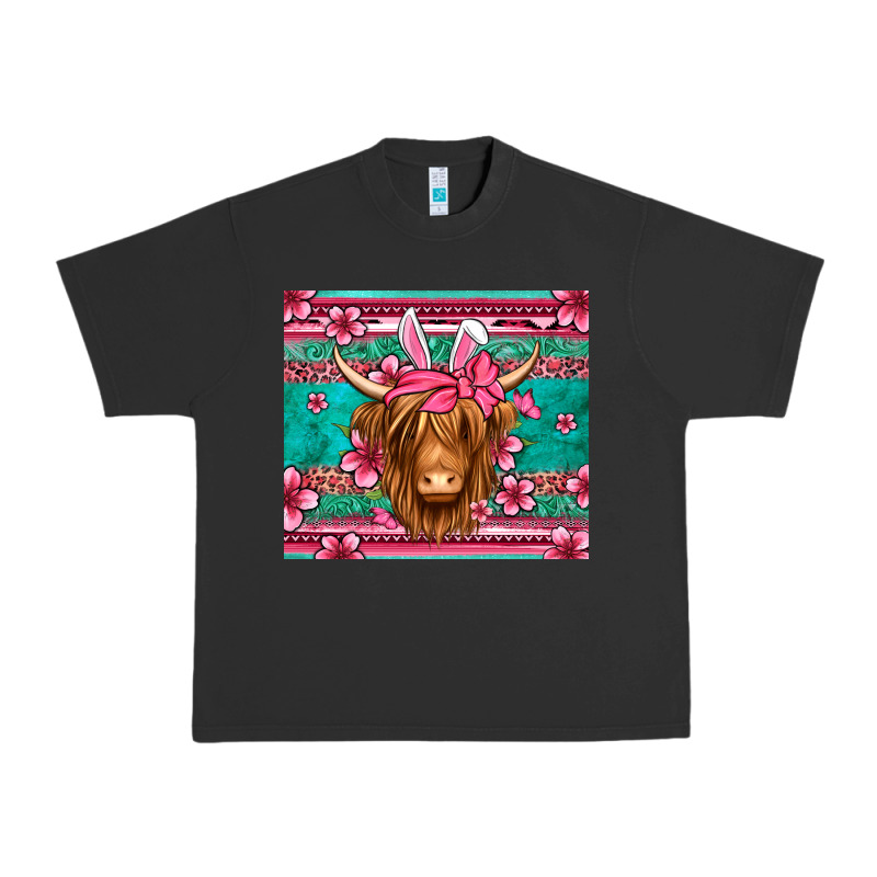 Easter Longhaired Cow Urban Heavy Tee by Jasminsmagicworld | Teevron