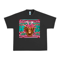 Pigment Black easter longhaired cow Urban Heavy Tee - Jasminsmagicworld