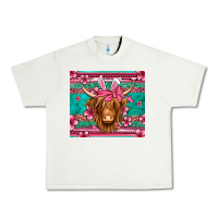 Pistachio easter longhaired cow Urban Heavy Tee - Jasminsmagicworld