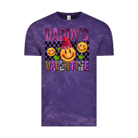 Cloud Purple daddys valentine olivia Vintage Tee - OliviaCreatesArt