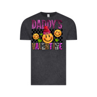 Vintage Black daddys valentine olivia Vintage Tee - OliviaCreatesArt