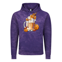 Cloud Purple Fall Coffee Vintage Hoodie - FaDigitalArtStudio