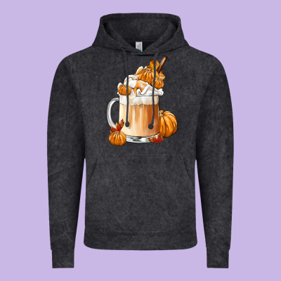 Fall Coffee Vintage Hoodie Designed By Fadigitalartstudio